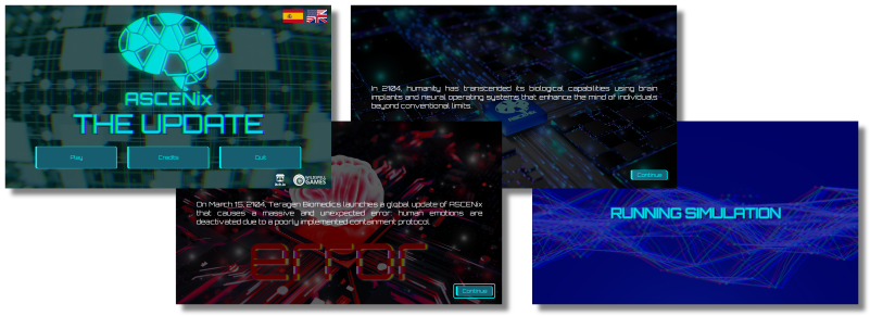 Some screens from The Update